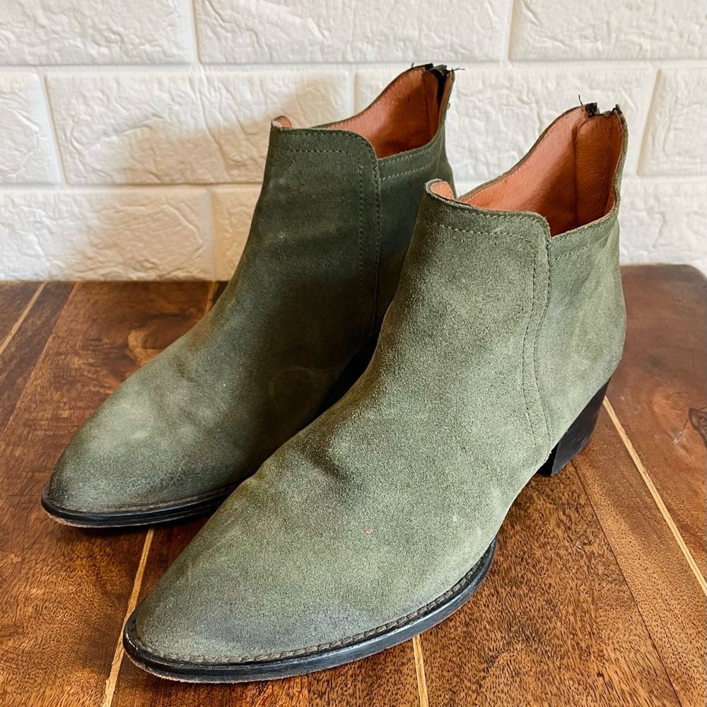 Vero Cuoio Forest Green Suede Men's Boots